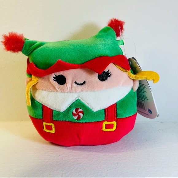 NEW Squishmallow Christmas mini Santa Nick, Nicolette, Emmy elf 4.5 inch NWT - Picture 5 of 14